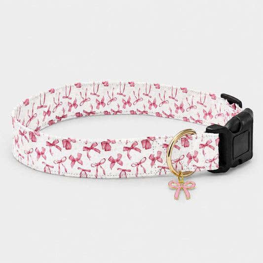 Bow Print Dog Collar