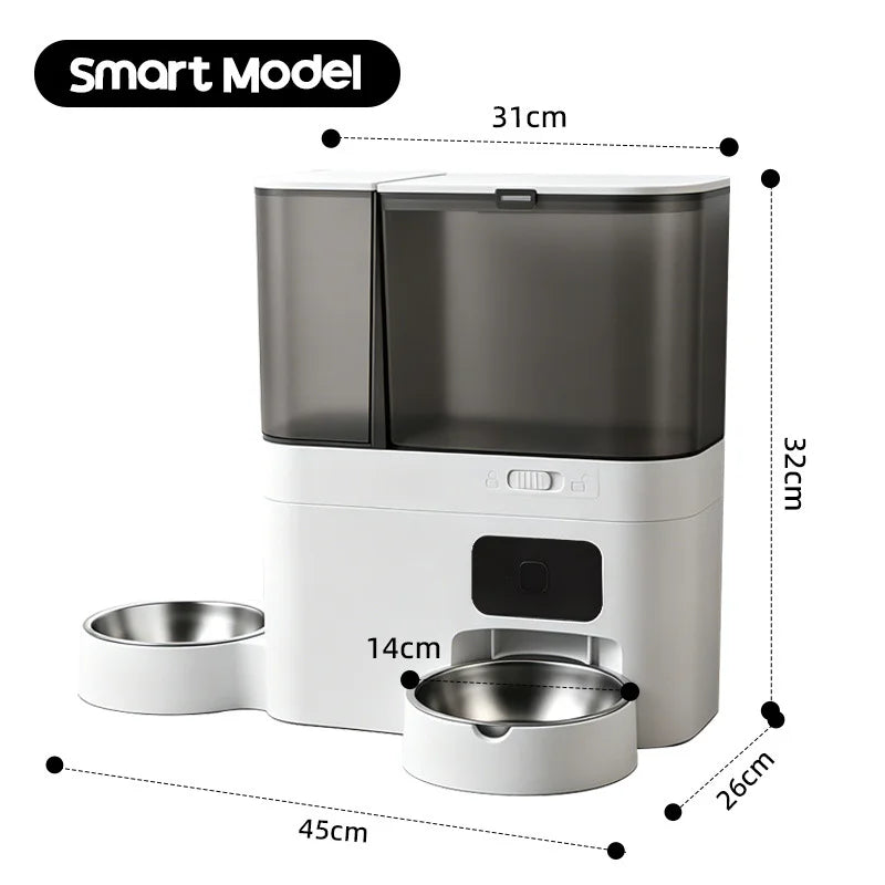 8L Smart Pet Feeder with Camera & Water Station