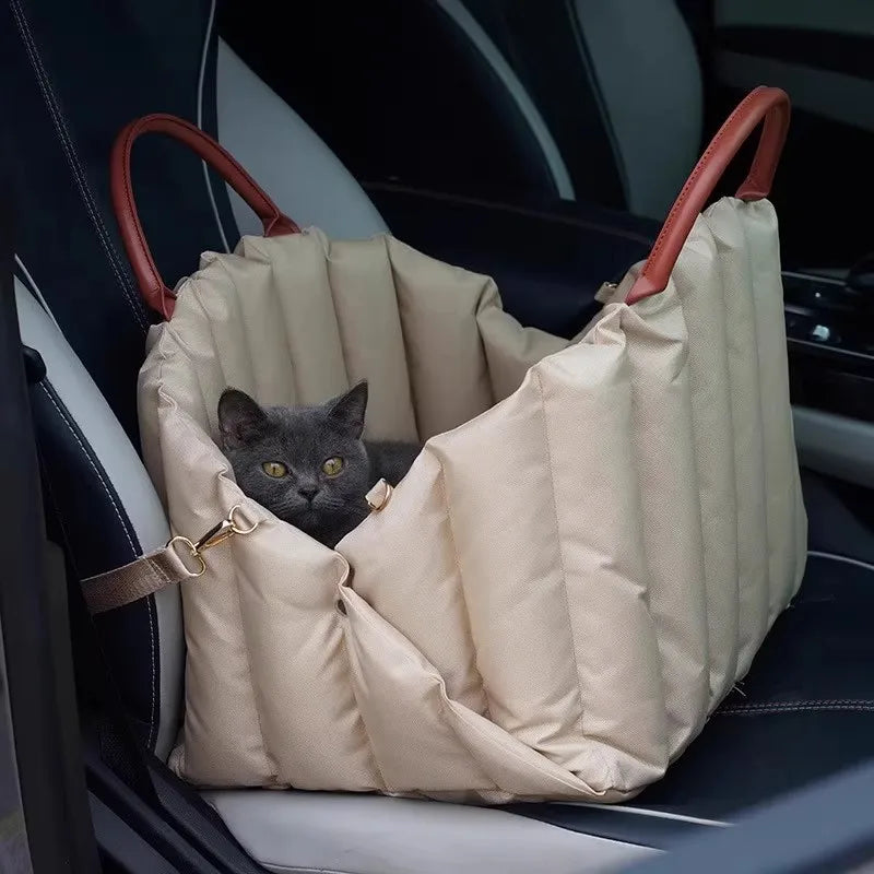 Padded Pet Car Seat & Travel Carrier
