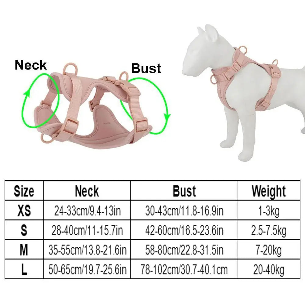 Candy Color Adjustable Dog Harness