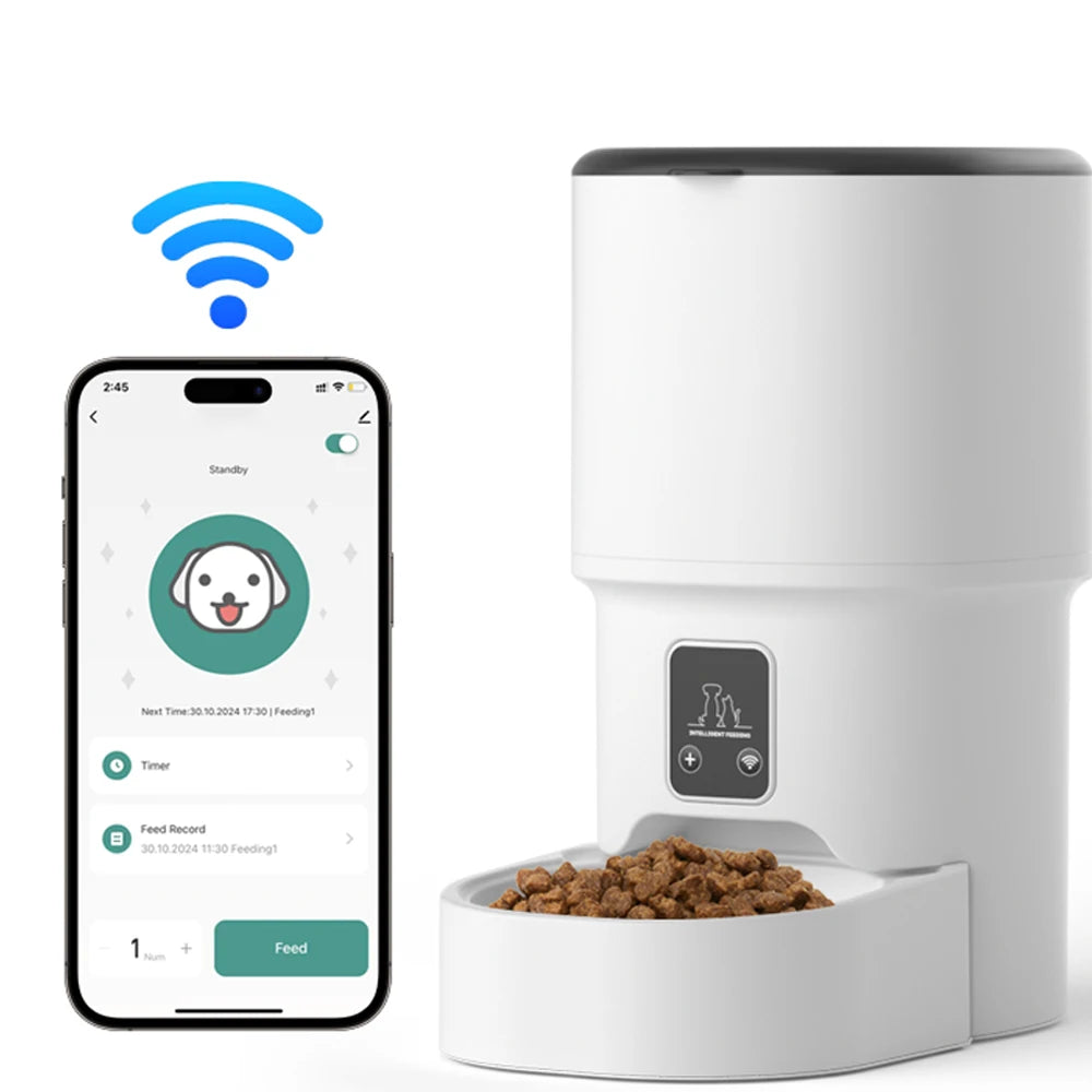 Automatic Pet Feeder – Wi‑Fi & Button Models