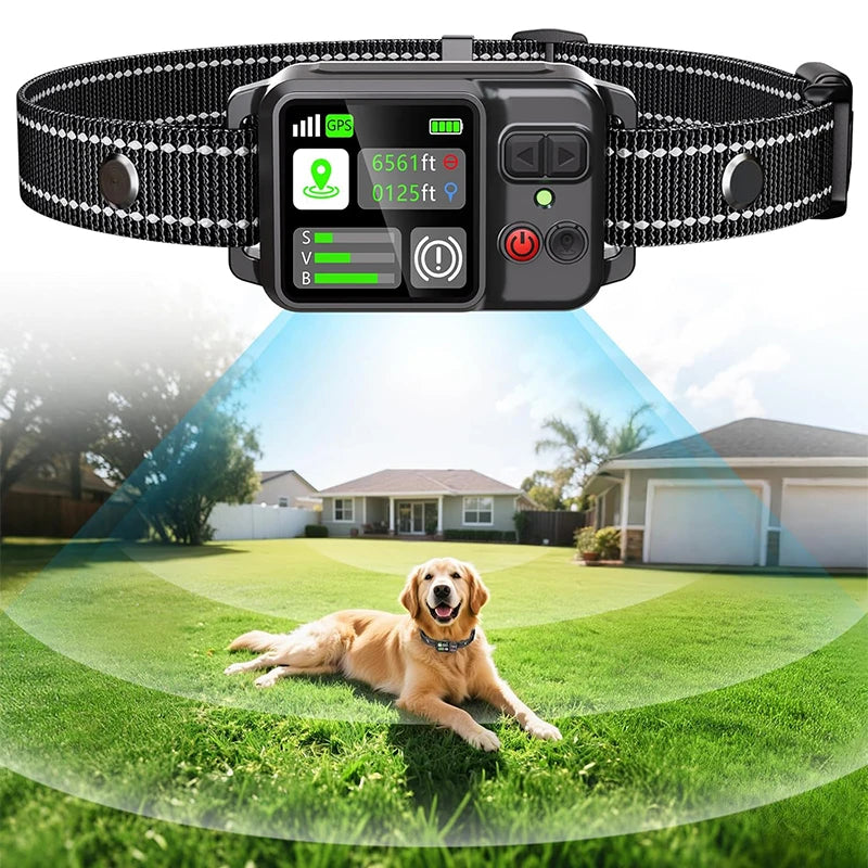 GPS Wireless Dog Fence & Training Collar