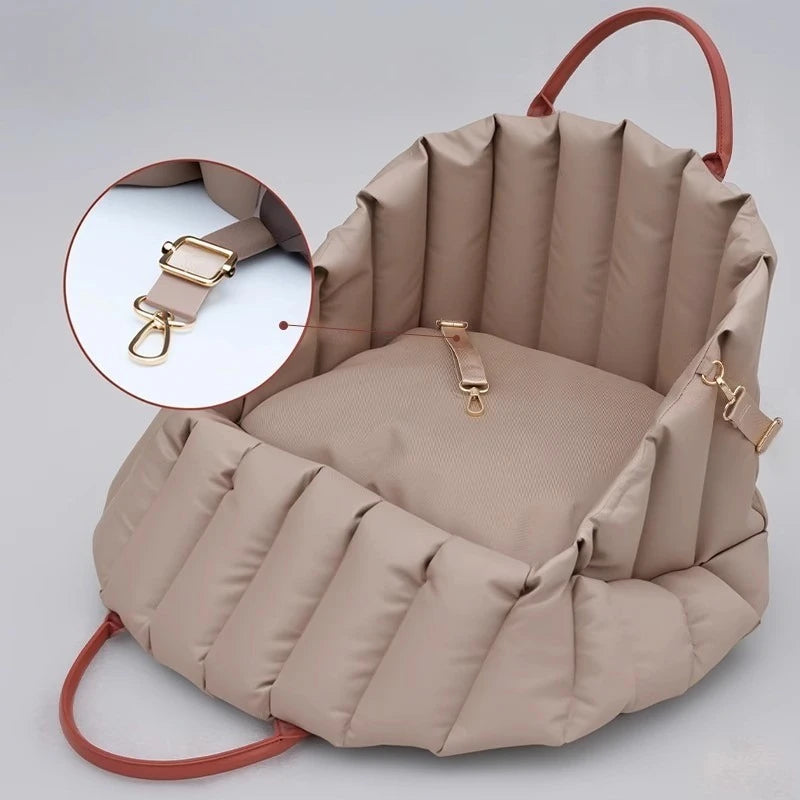 Padded Pet Car Seat & Travel Carrier