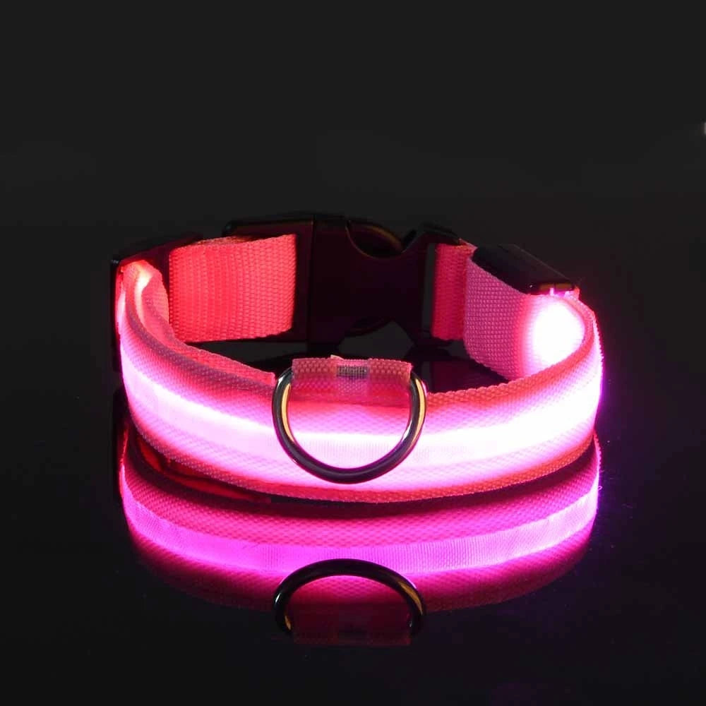 LED Safety Dog Collar and Leash
