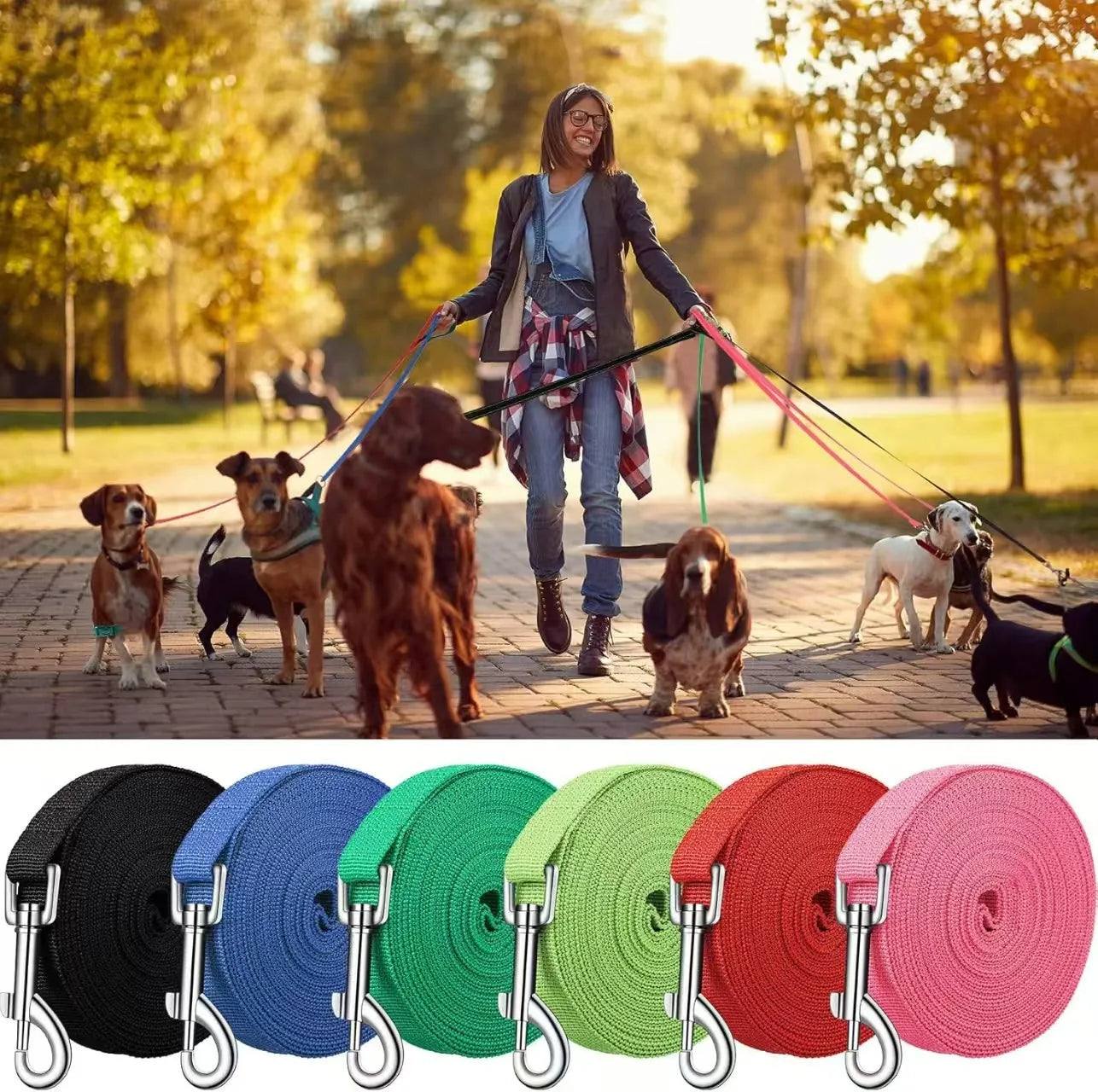 Long-Line Dog Training Leash (1.2–30 m)