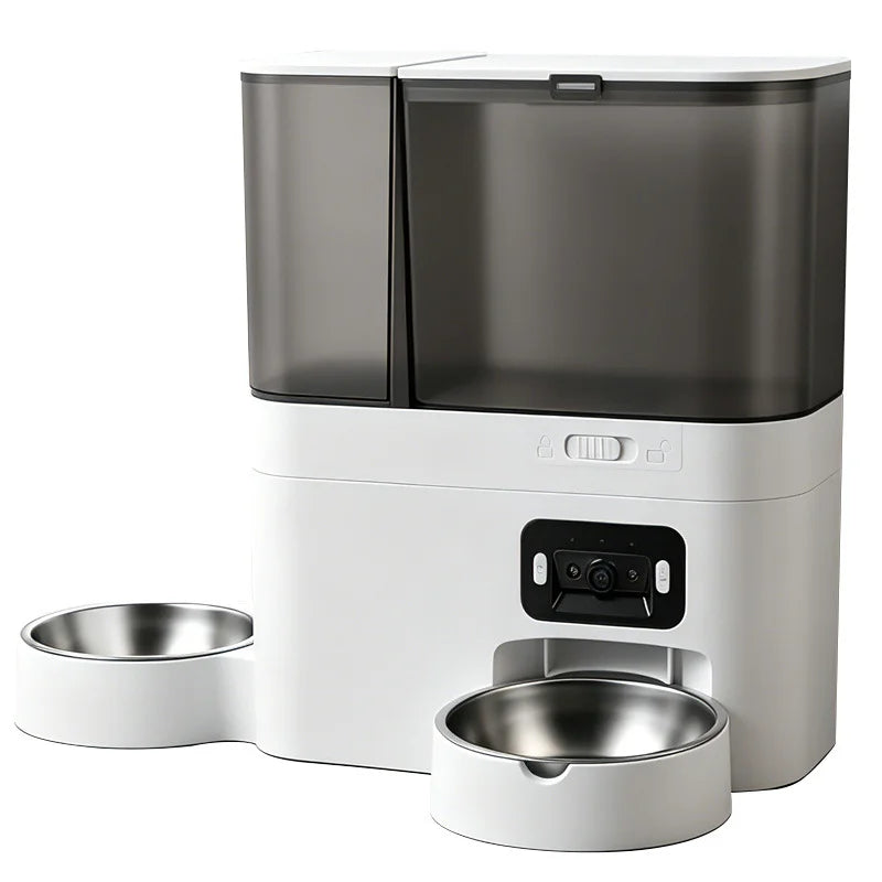 8L Smart Pet Feeder with Camera & Water Station