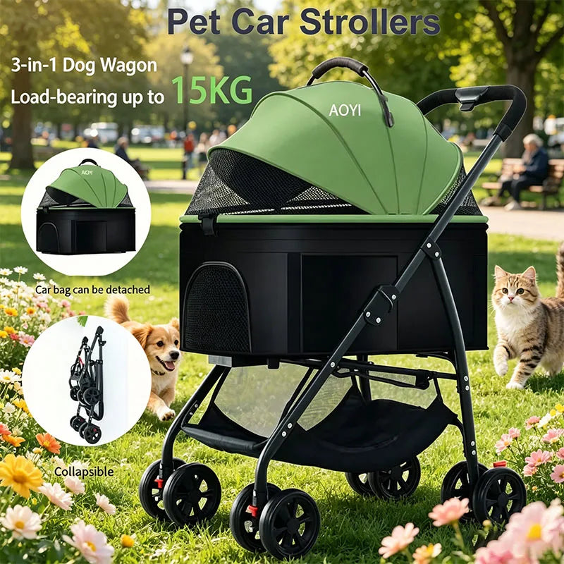 Foldable Pet Stroller