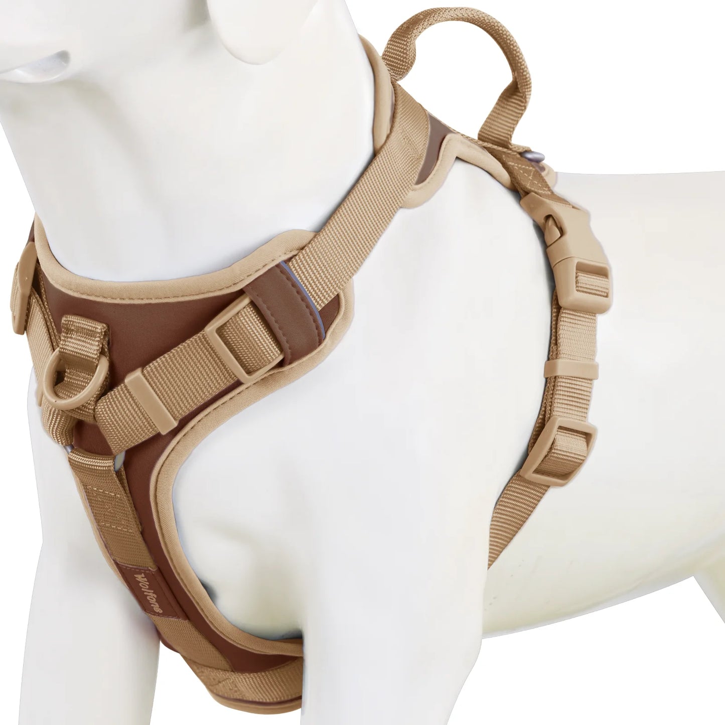 Chocolate Colorblock Dog Harness