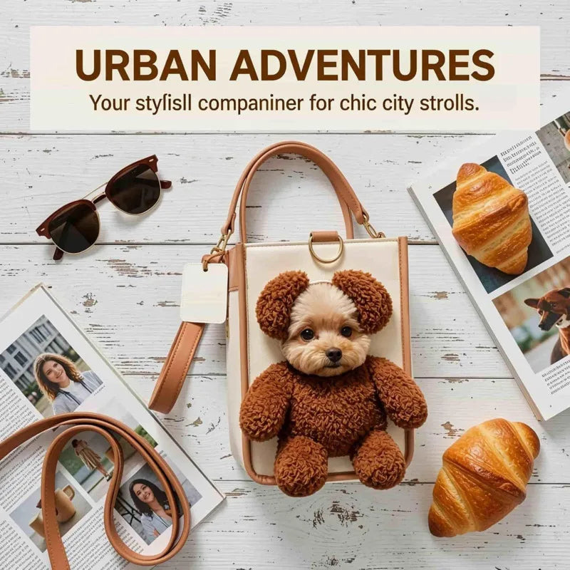 Teddy Bear Pet Carrier Bag
